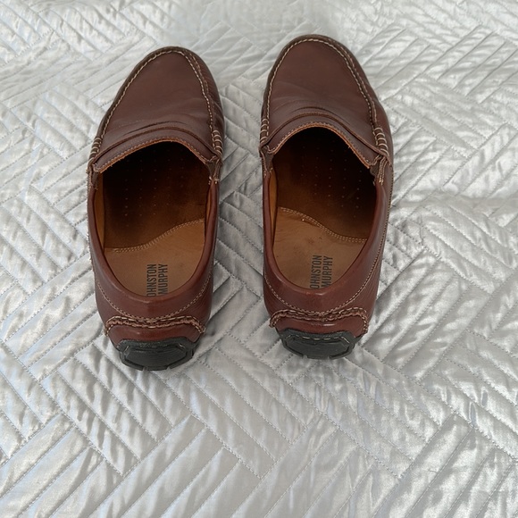 Men’s Johnston & Murphy Brown Leather Loafers - Picture 3 of 10